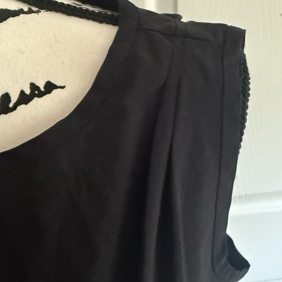 DVF Diane Von Furstenberg SIZE 6 Della black faux wrap sheath mini dress - Picture 4 of 11